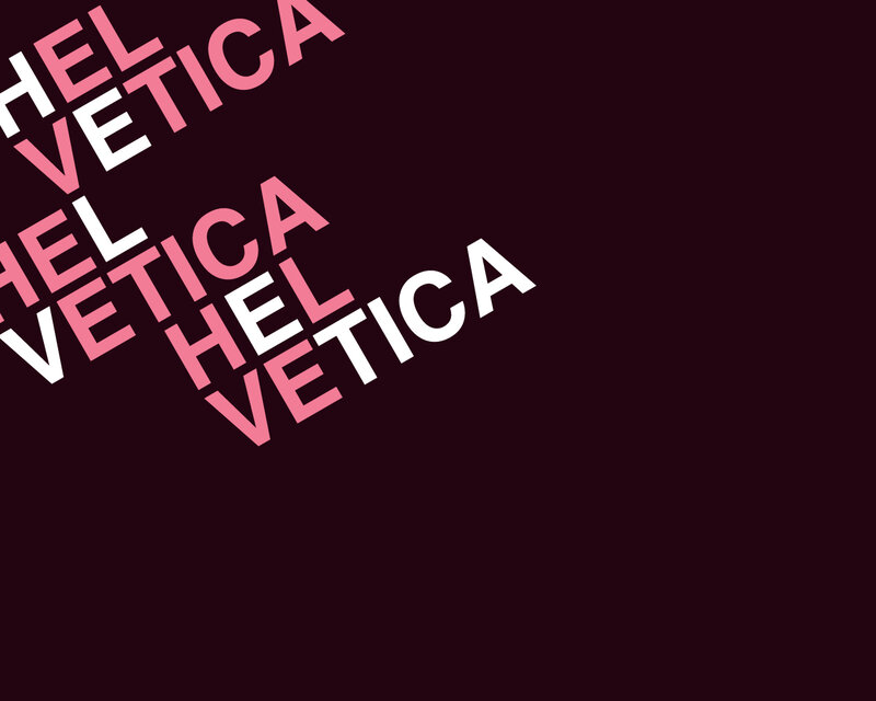text logo design