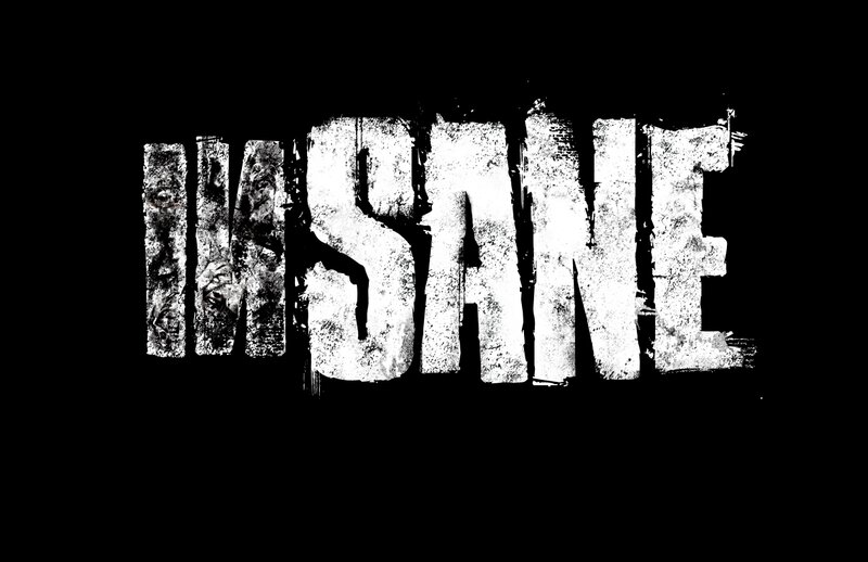 Text Logo on Black Background — Dark, Aggressive
