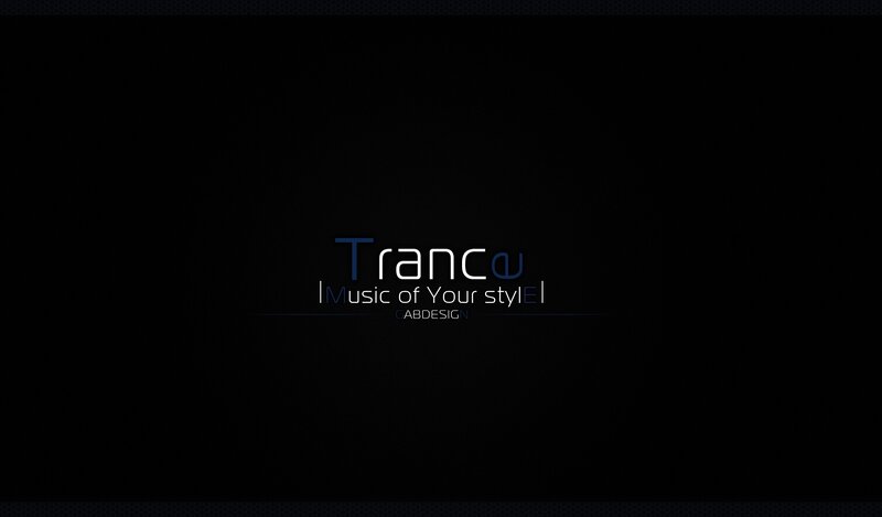 Text Logo on Black Background — Dark, Minimalist, Blue