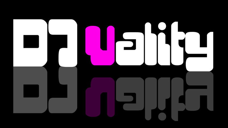 Text Logo on Black Background — Modern