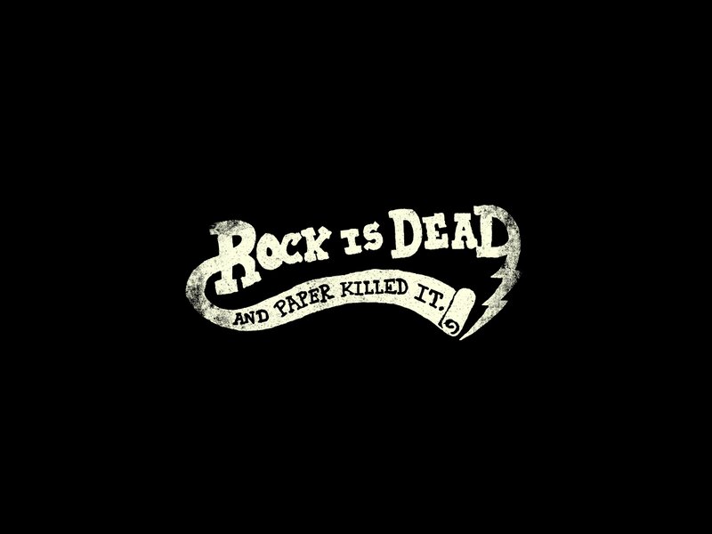 Text Logo on Black — Dark, Illustration