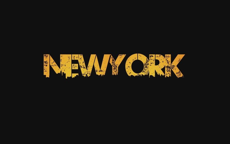 Text Logo on Black — Dramatic, Vector Art, Black Background