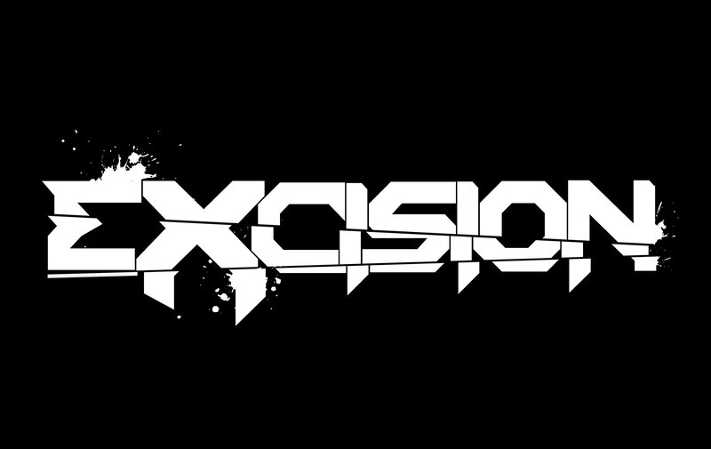 Text Logo on Black — Dramatic, Vector Art, Splatter