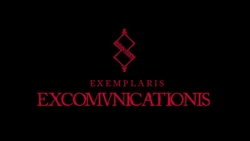 Text Logo on Black — Dramatic, Vector Art