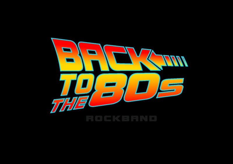 Text Logo on Black — Retro