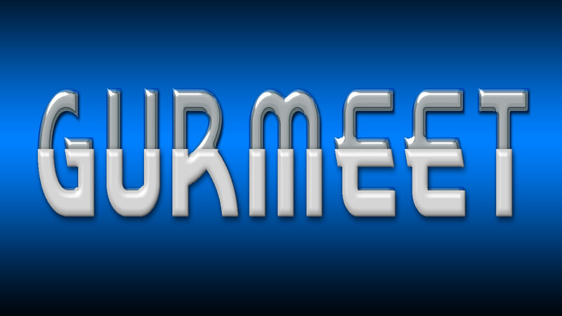Text Logo on Blue Background — Neutral