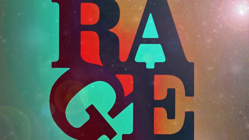Text Logo on Colorful Background — Teal