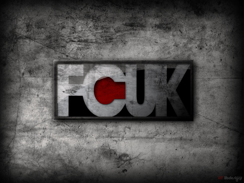 Text Logo on Concrete