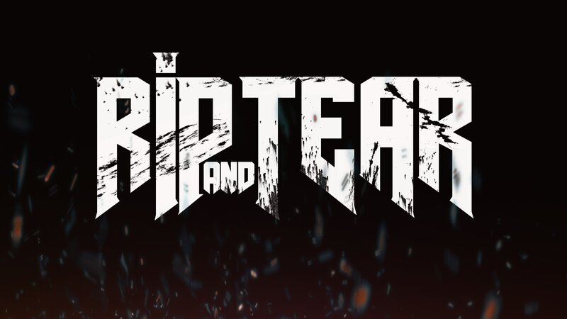 Text Logo on Dark Background — Black, Dark, Aggressive