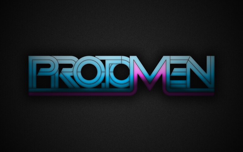 Text Logo on Dark Background — Black, Futuristic, Digital Art