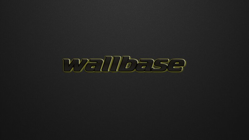 Text Logo on Dark Background — Black, Minimalist, Digital Art, Yellow