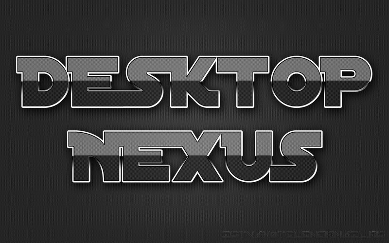 Text Logo on Dark Background — Black, Modern