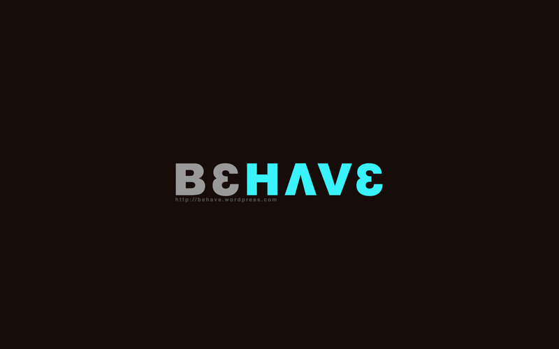 Text Logo on Dark Background — Black