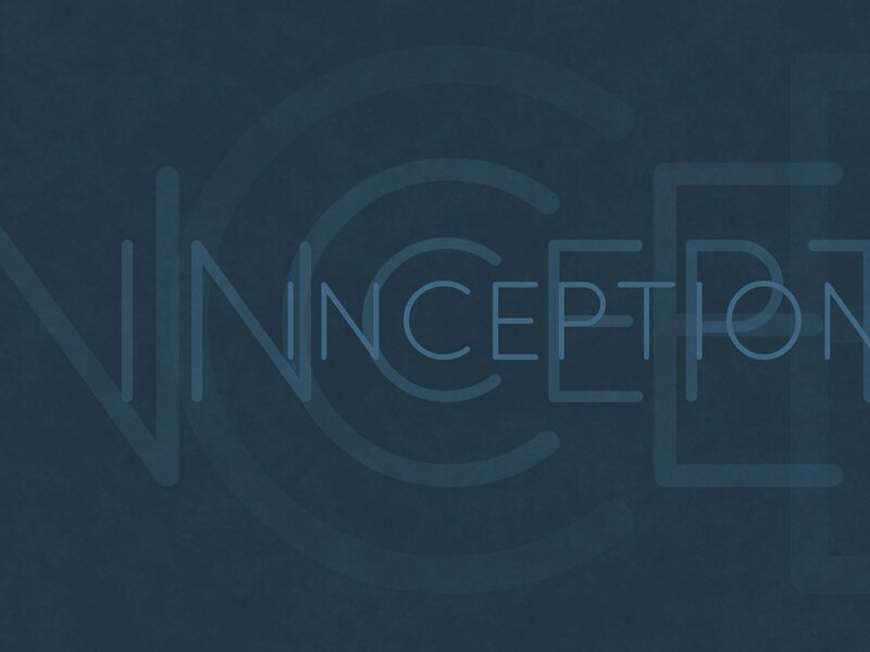 Text Logo on Dark Background — Blue, Neutral