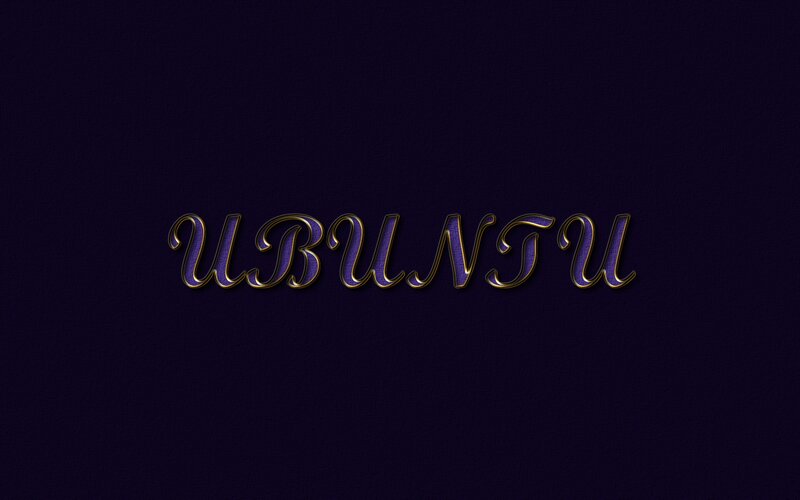 Text Logo on Dark Background — Purple
