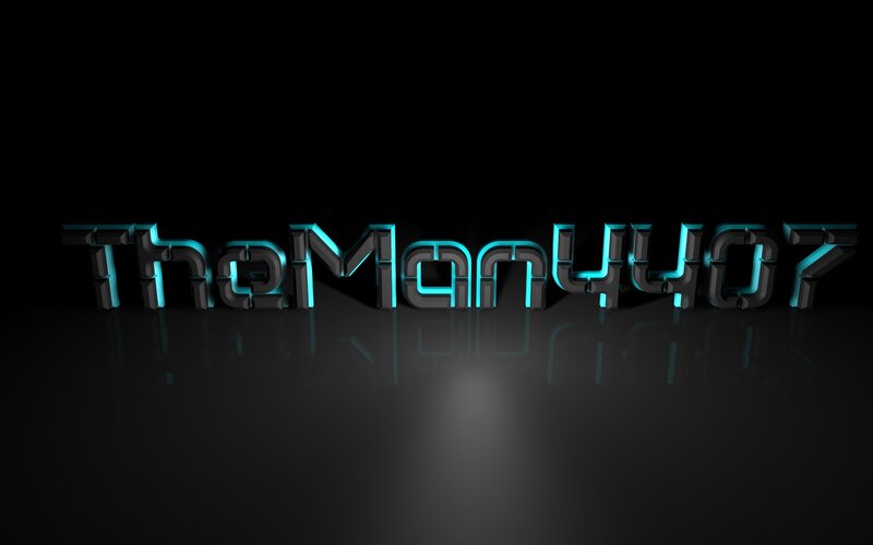 Text Logo on Dark Surface