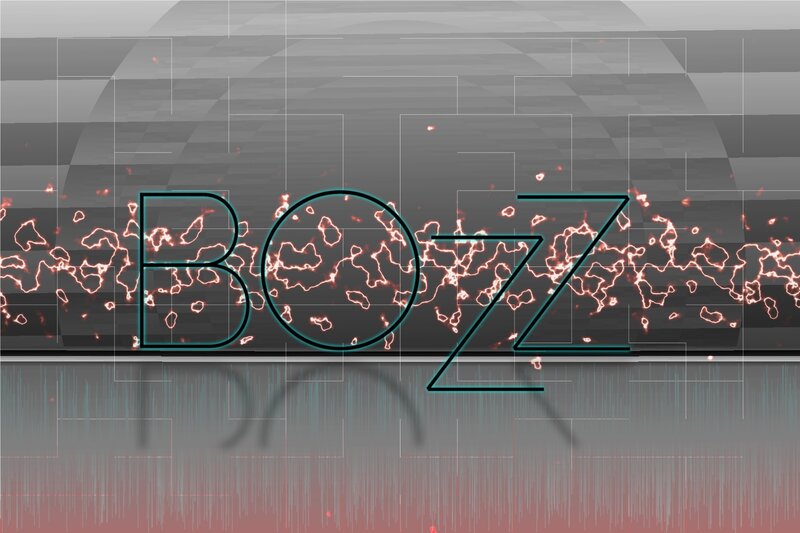 Text Logo on Digital Background
