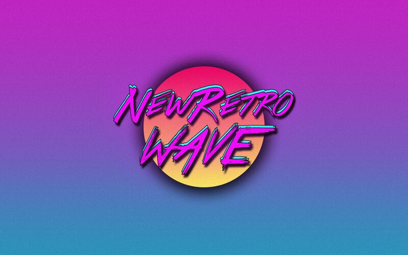 Text Logo on Gradient — Purple