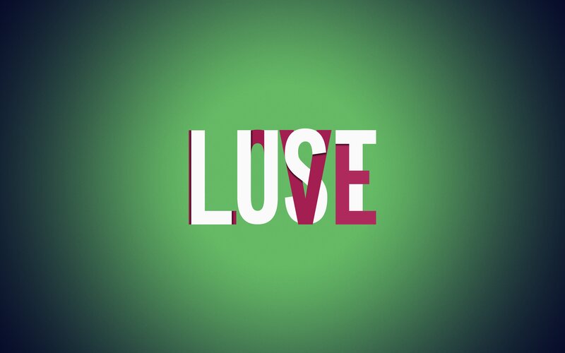 Text Logo on Green Background — Minimalist