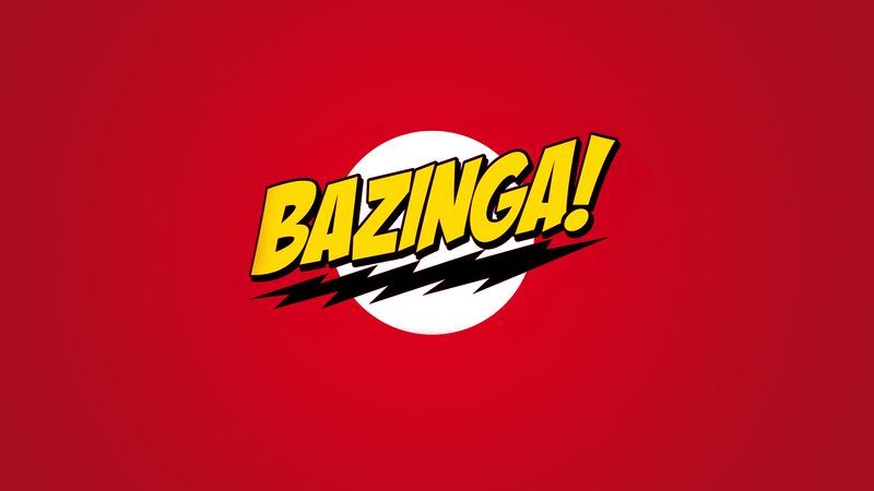 Text Logo on Red Background — Energetic