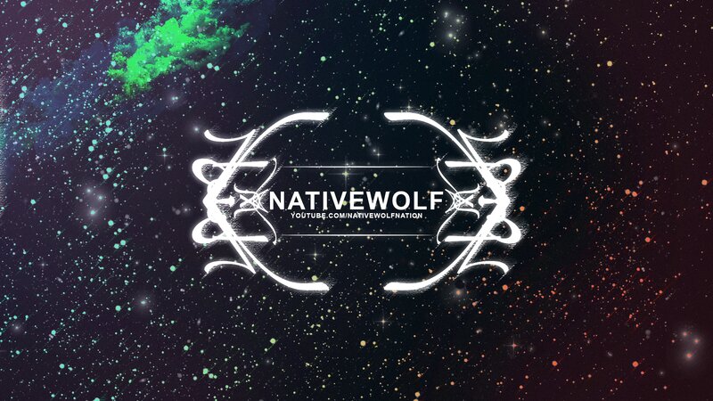 Text Logo on Space Background
