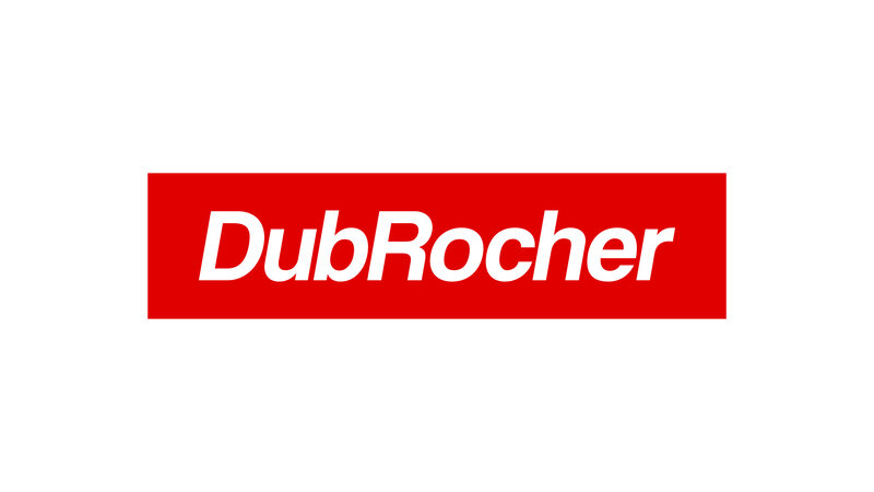 Text Logo on White — Red