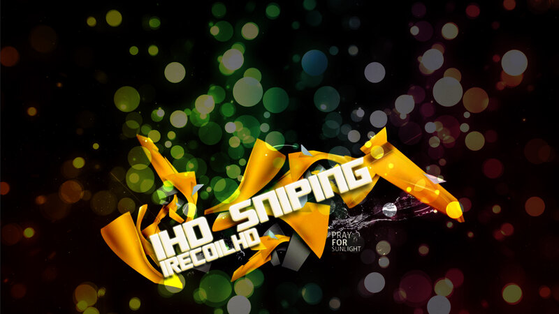 Text Logo with Bokeh Background