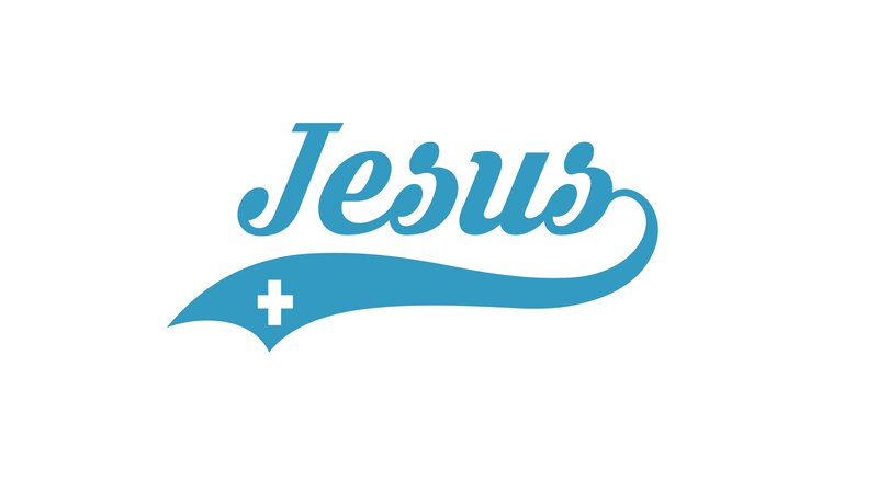 Text Logo with Cross