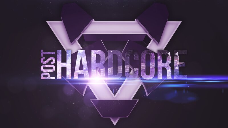 Text Logo with Geometric Shapes