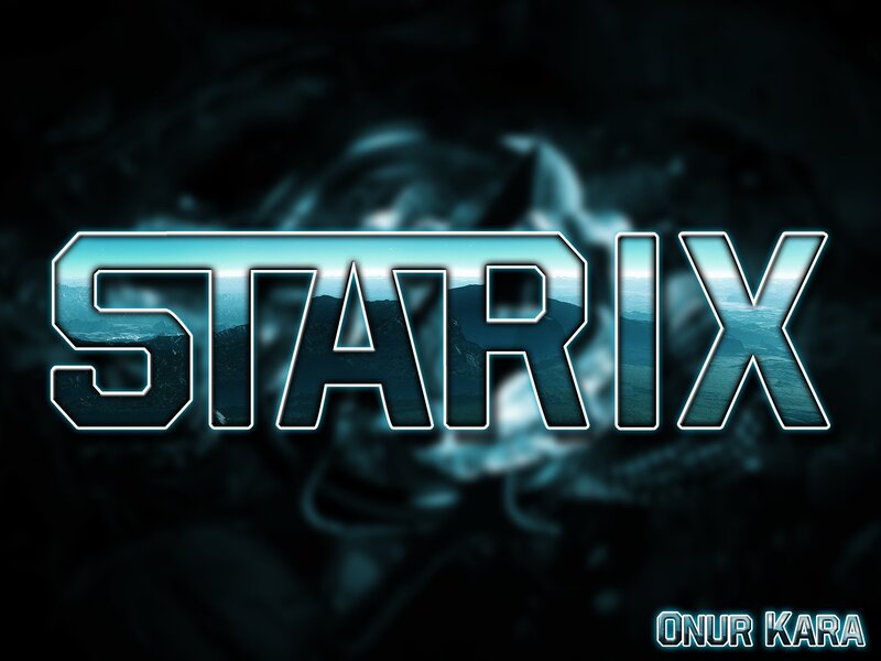 Text Logo with Landscape