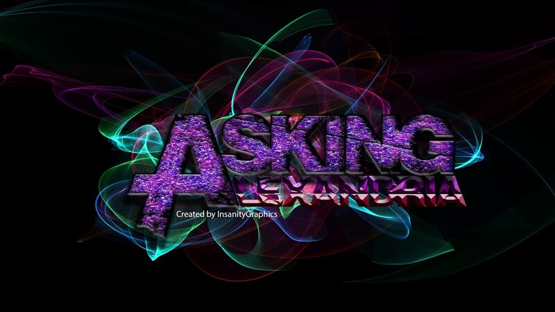 Text Logo with Light Effects — Purple
