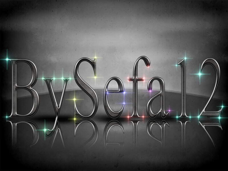 Text Logo with Sparkles