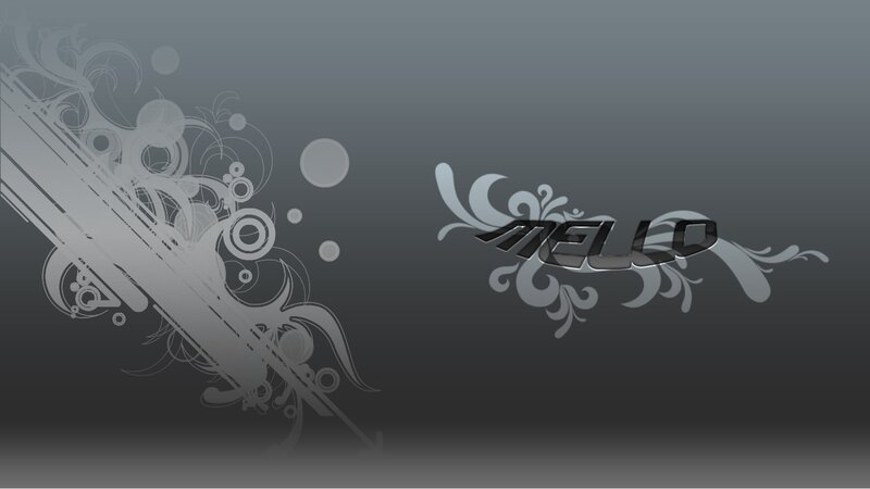 Text Logo with Swirls