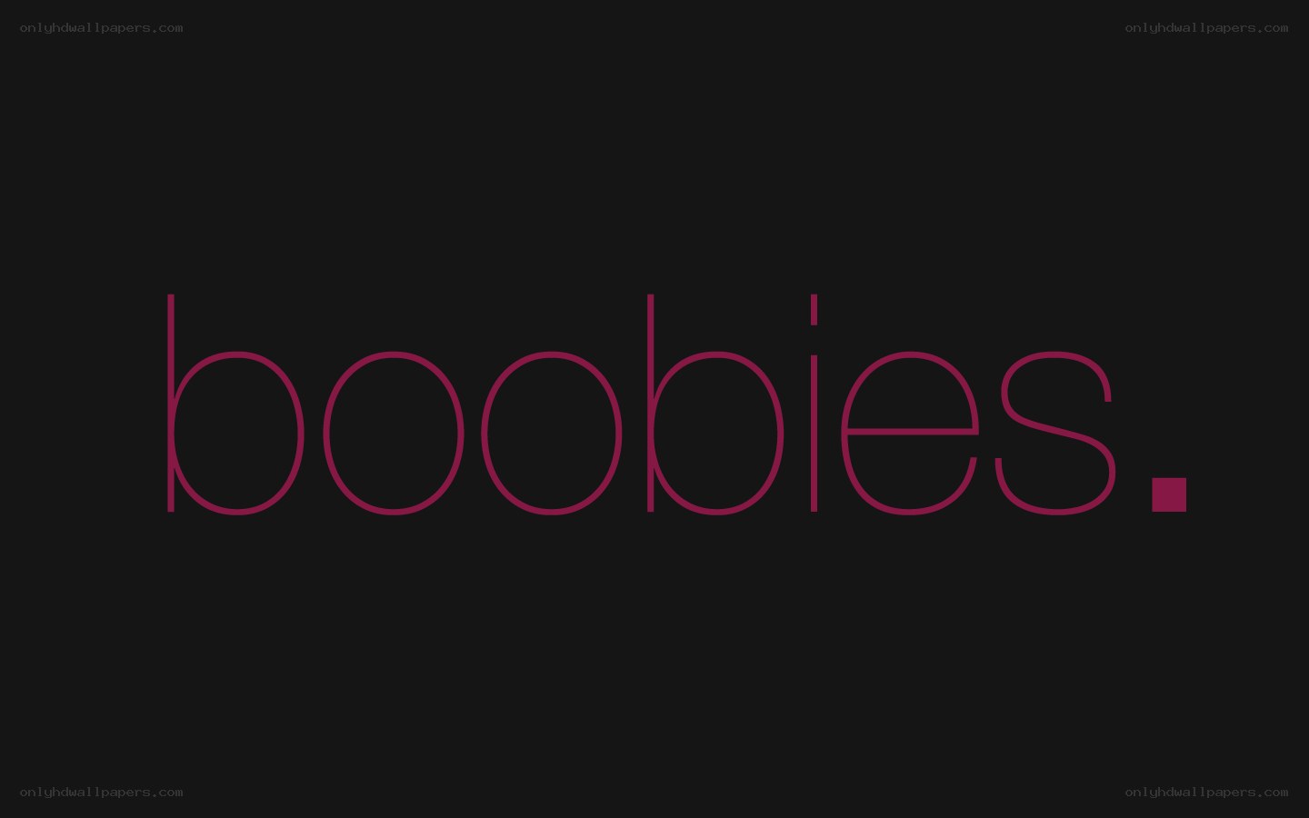 text logo with word boobies
