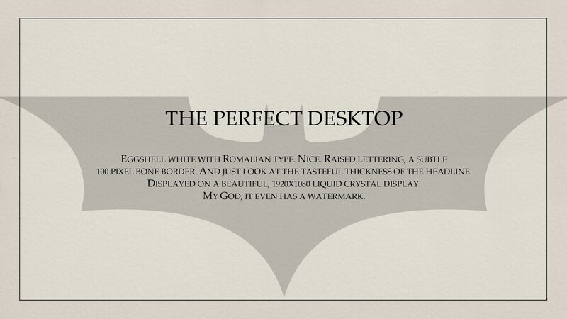 Text on a Bat Symbol