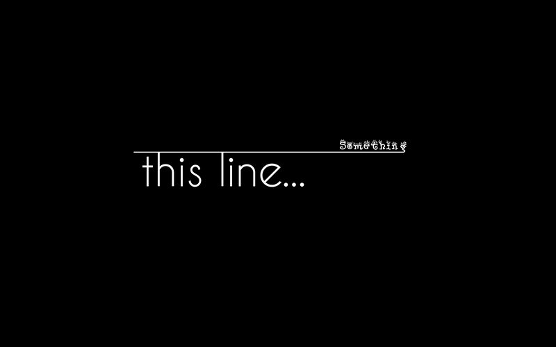 text on a black background