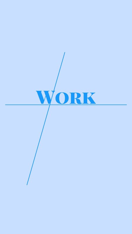 Text on a Blue Background — Calm, Minimalist