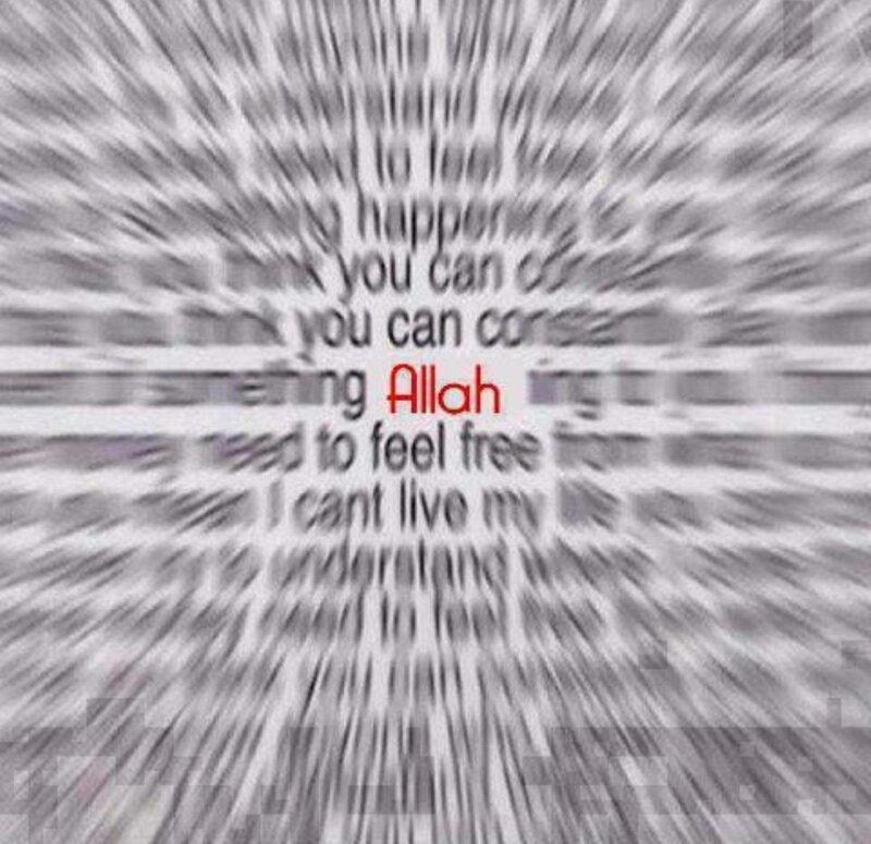 Text on a Blurred Background
