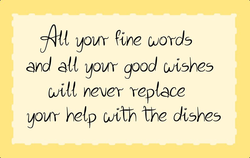 Text on a Card — Yellow