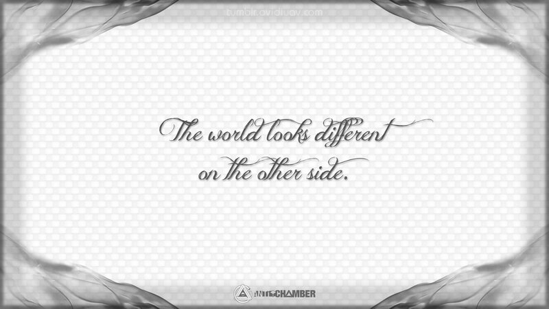 Text on a Checkered Background — White, Mysterious