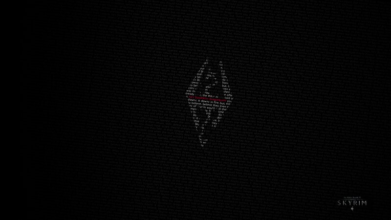 Text on a Dark Screen