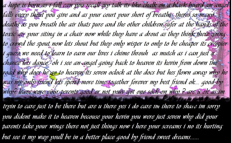 Text on a Floral Background