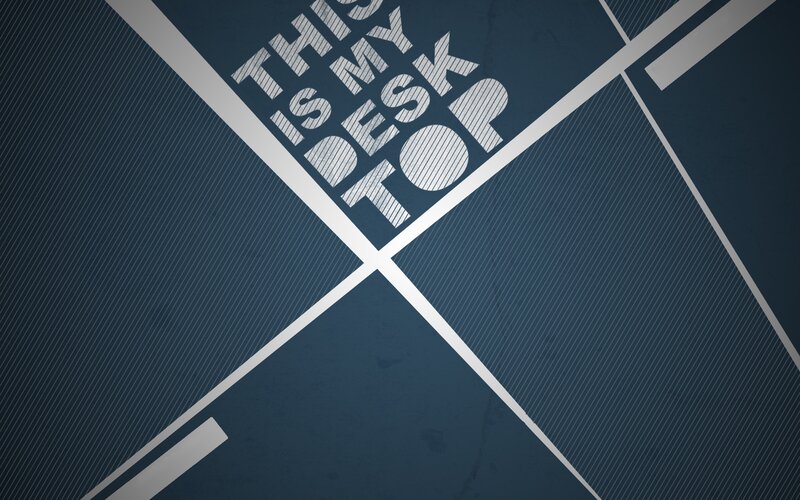 Text on a Geometric Background