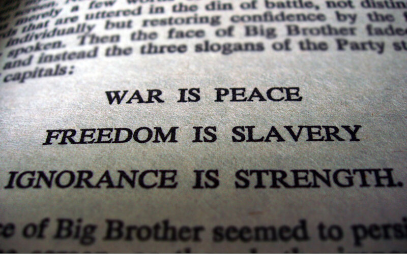 Text on a Page — Black, Dramatic