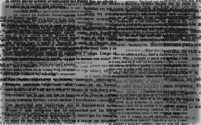text on a page