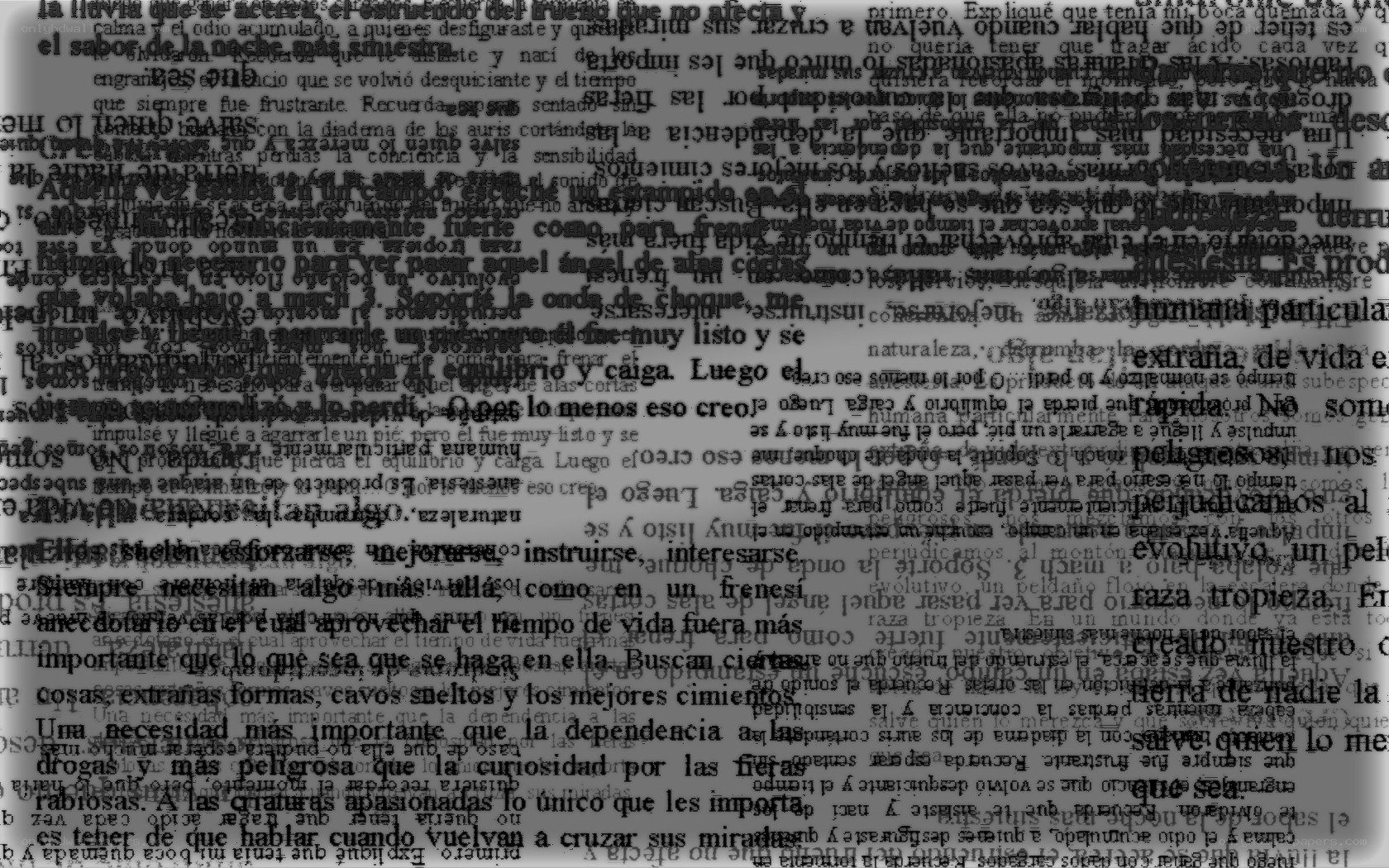 text on a page