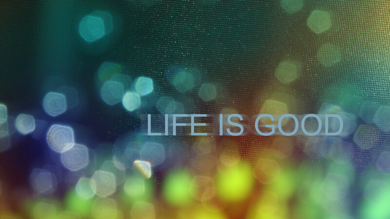 Text on a Screen — Green, Calm