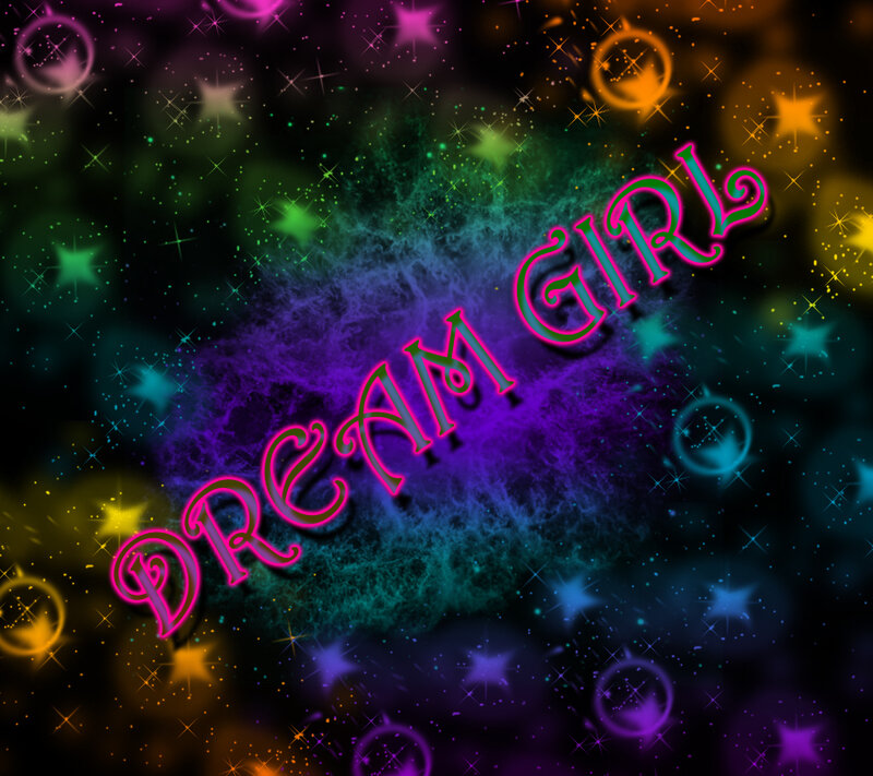 Text on a Starry Background