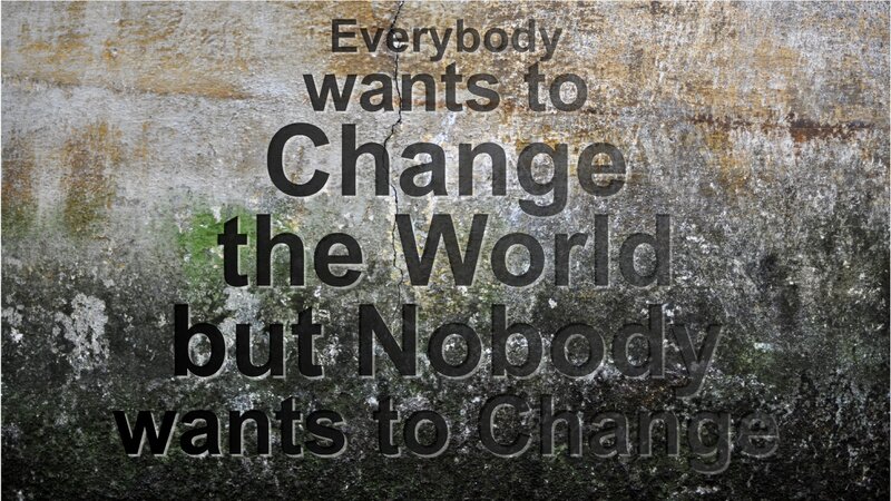 Text on a Wall — Gray, Thoughtful