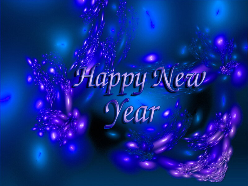 Text on Abstract Background — Blue, Celebratory